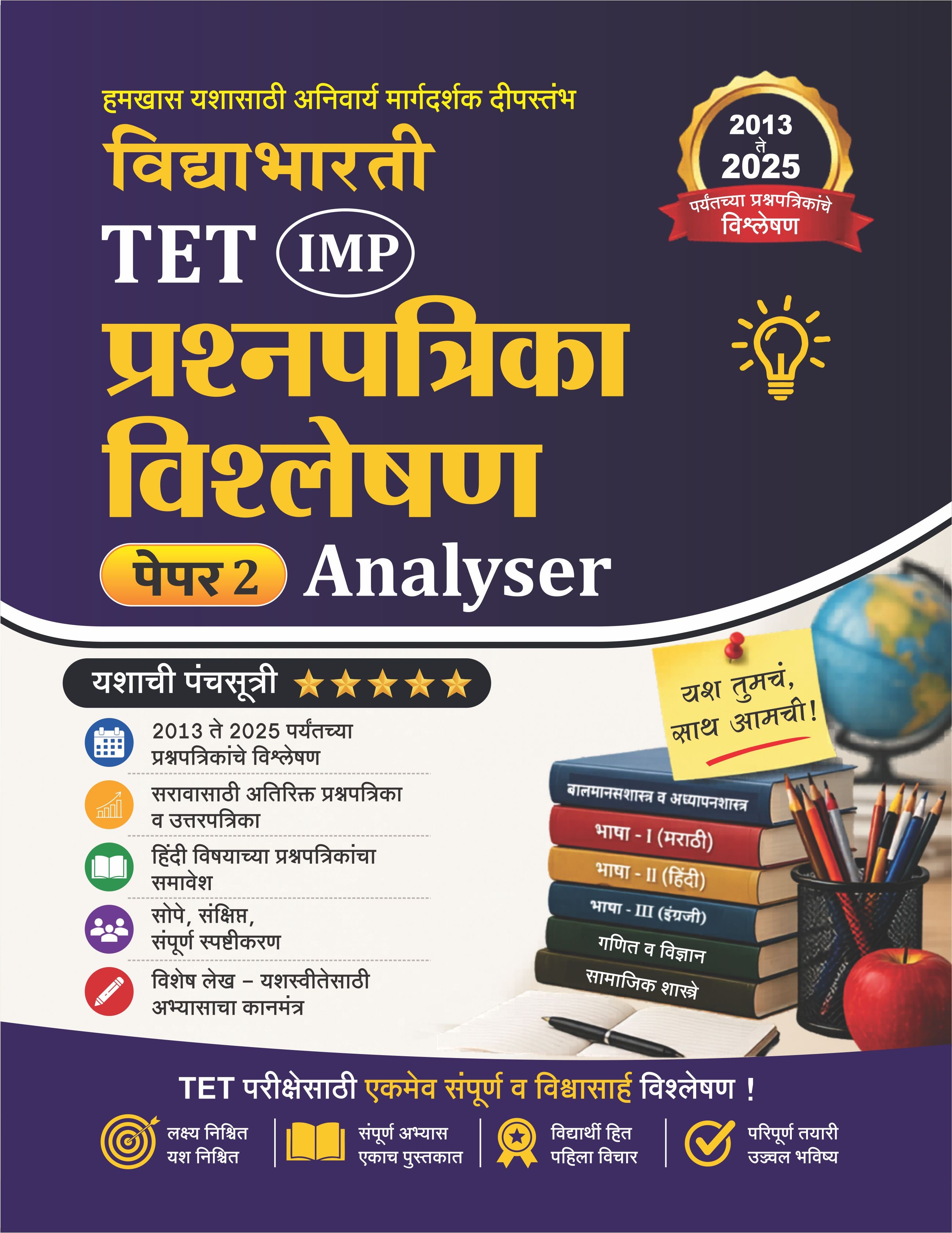 विद्याभारती TET प्रश्नपत्रिका विश्लेषण पेपर 2 Analyser